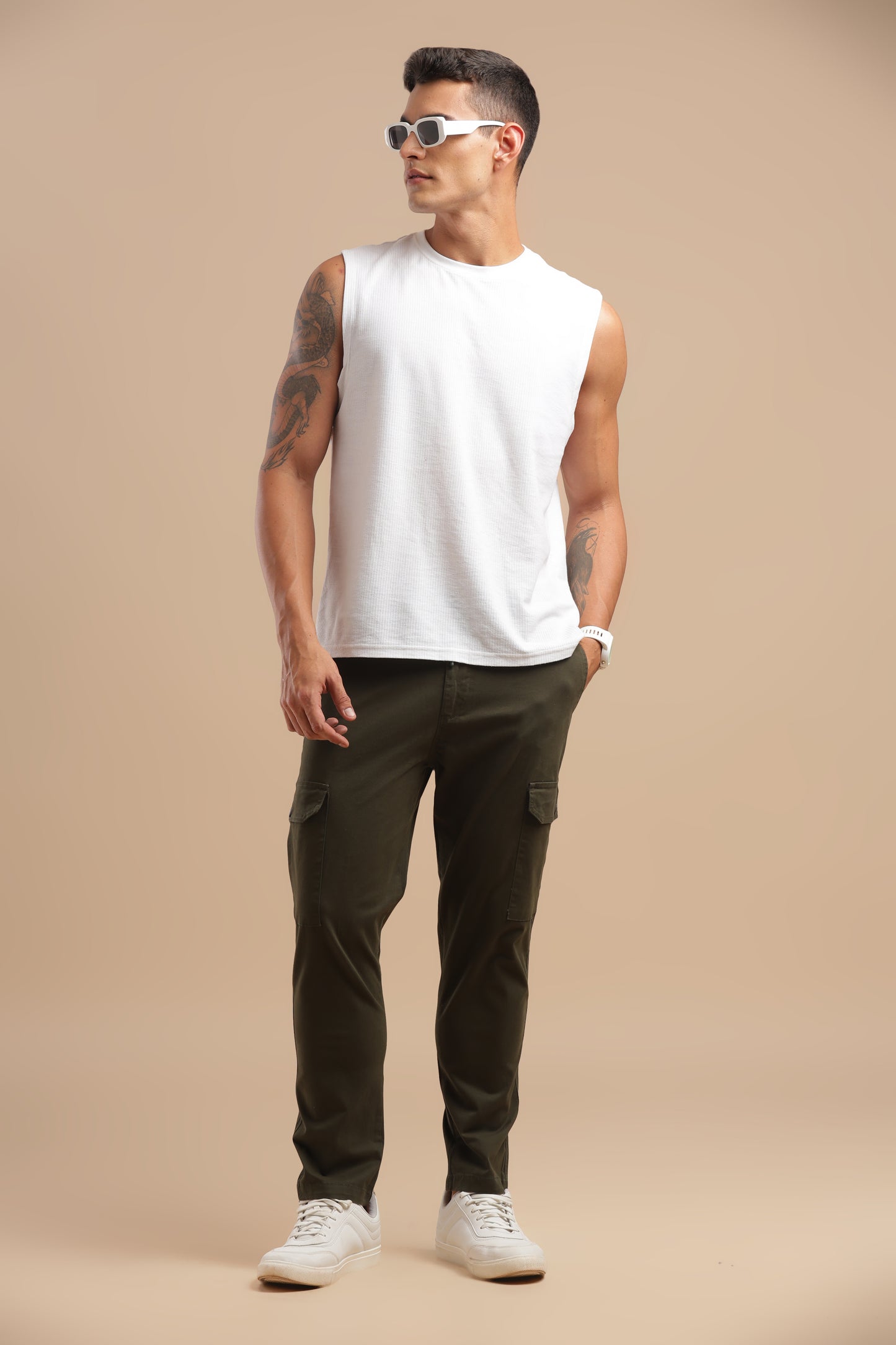 Men’s Olive Green Cargo Pants