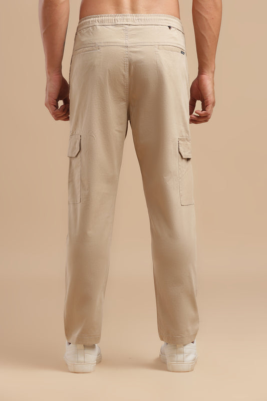 Men’s Beige Cargo Pants