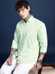 Pastel Mint Oxford Cotton Shirt – Button-Down Collar & Chest Pocket