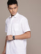 Men’s White Linen Half Sleeves Casual Shirt
