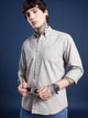 Stone Khaki Oxford Cotton Shirt – Button-Down Collar & Chest Pocket