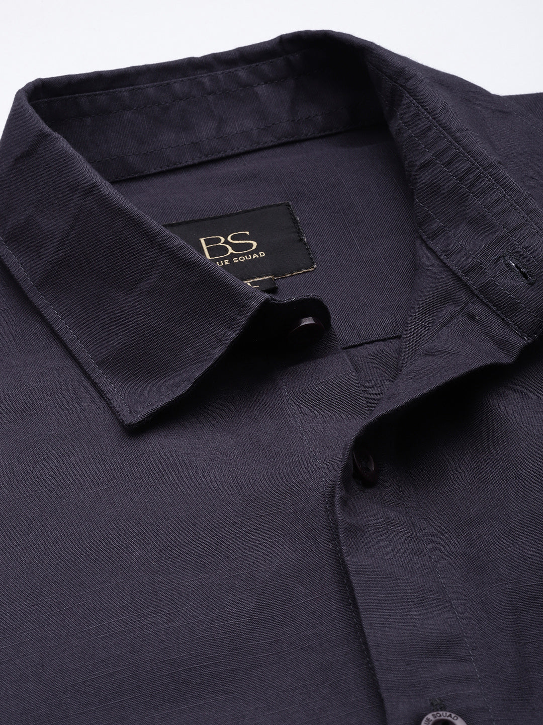 Men’s Slate Grey Linen Full Sleeves Casual Shirt