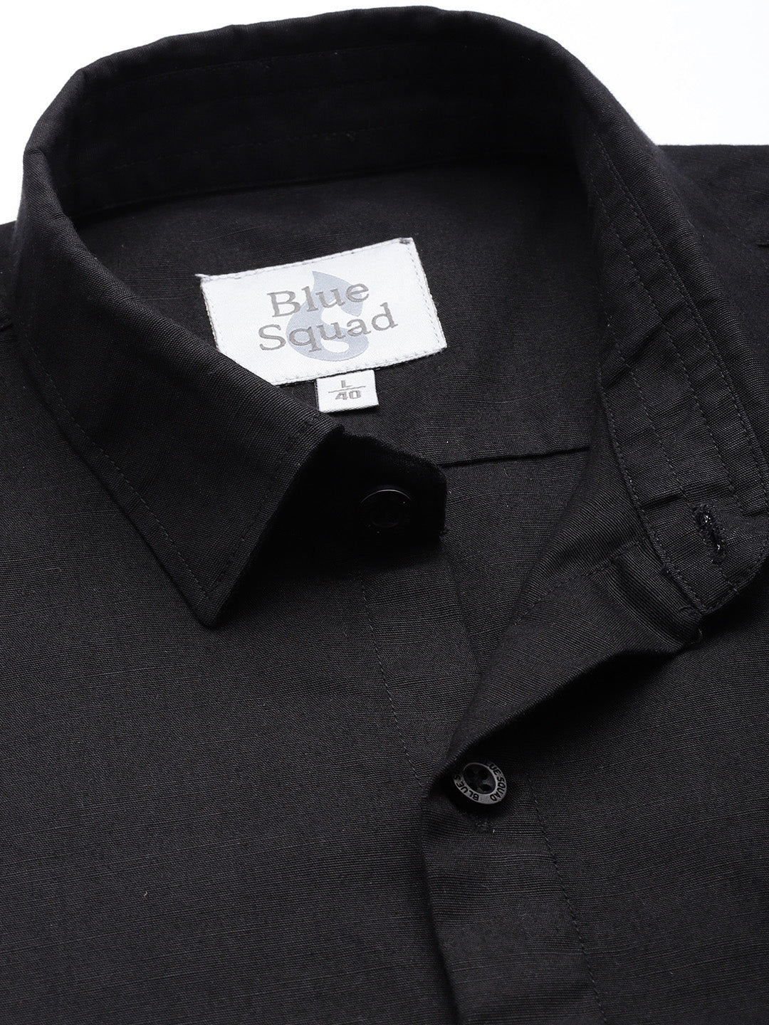 Men’s Black Linen Half Sleeves Casual Shirt