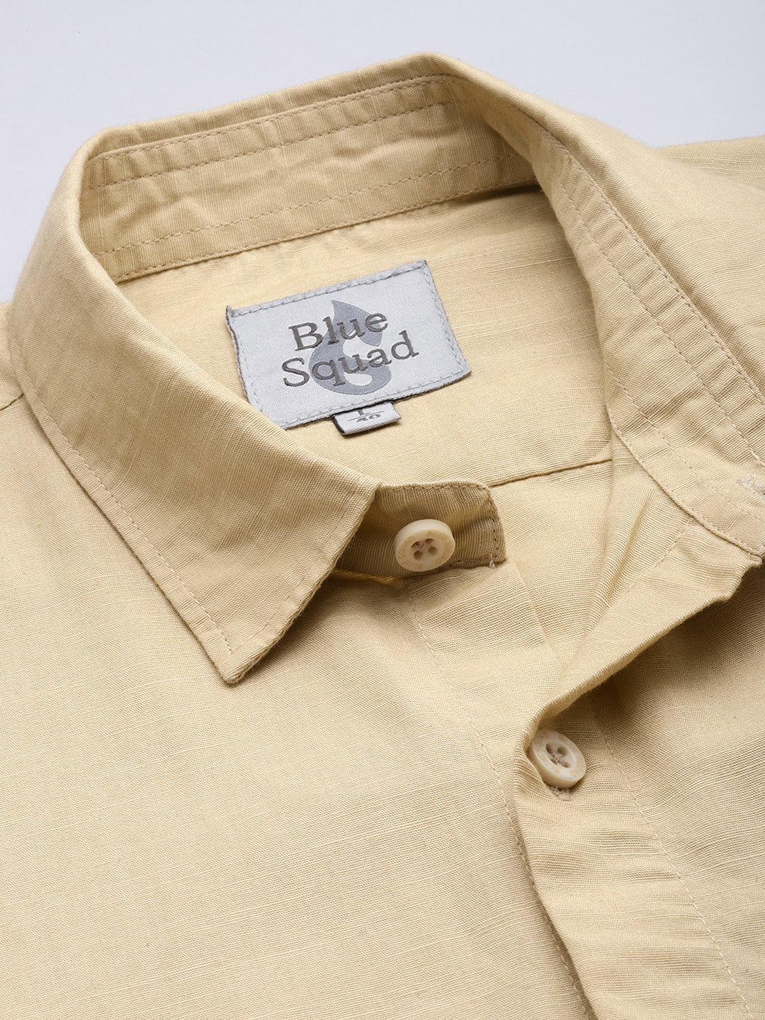 Men’s Cream Linen Full Sleeves Casual Shirt