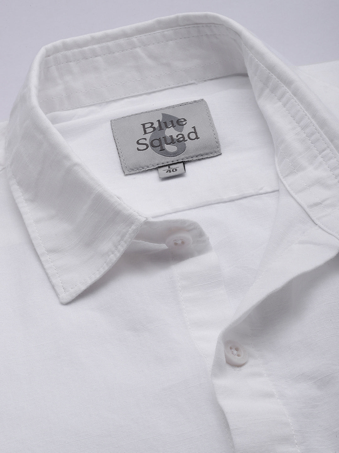 Men’s White Linen Full Sleeves Casual Shirt