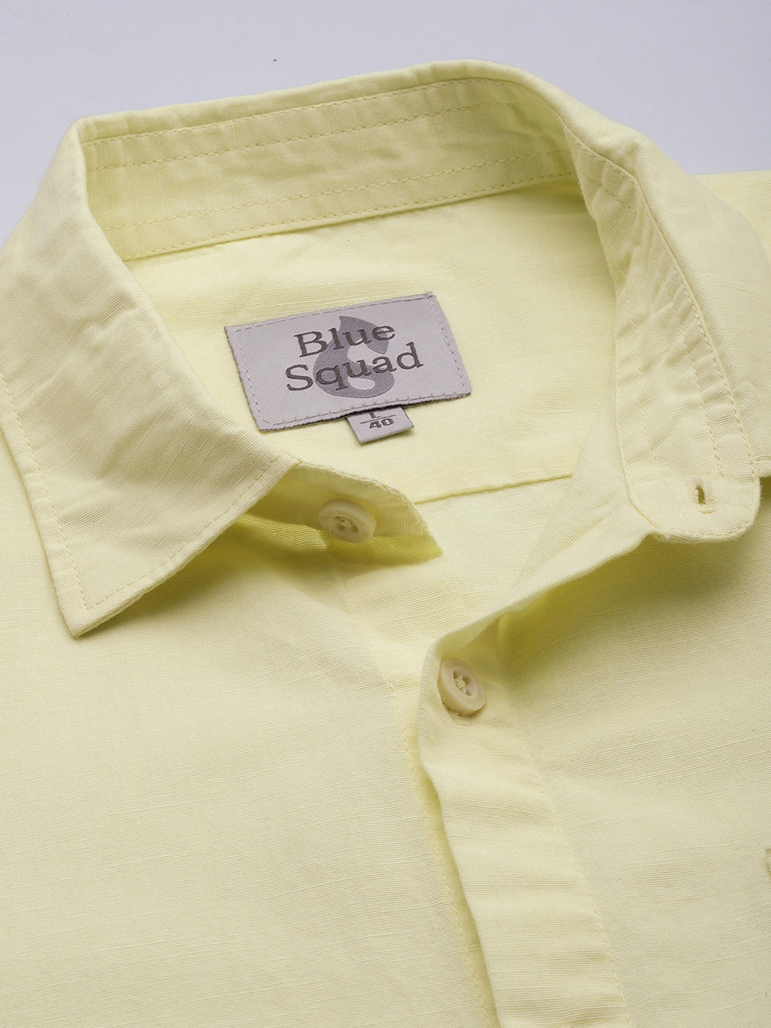 Men’s Yellow Linen Full Sleeves Casual Shirt