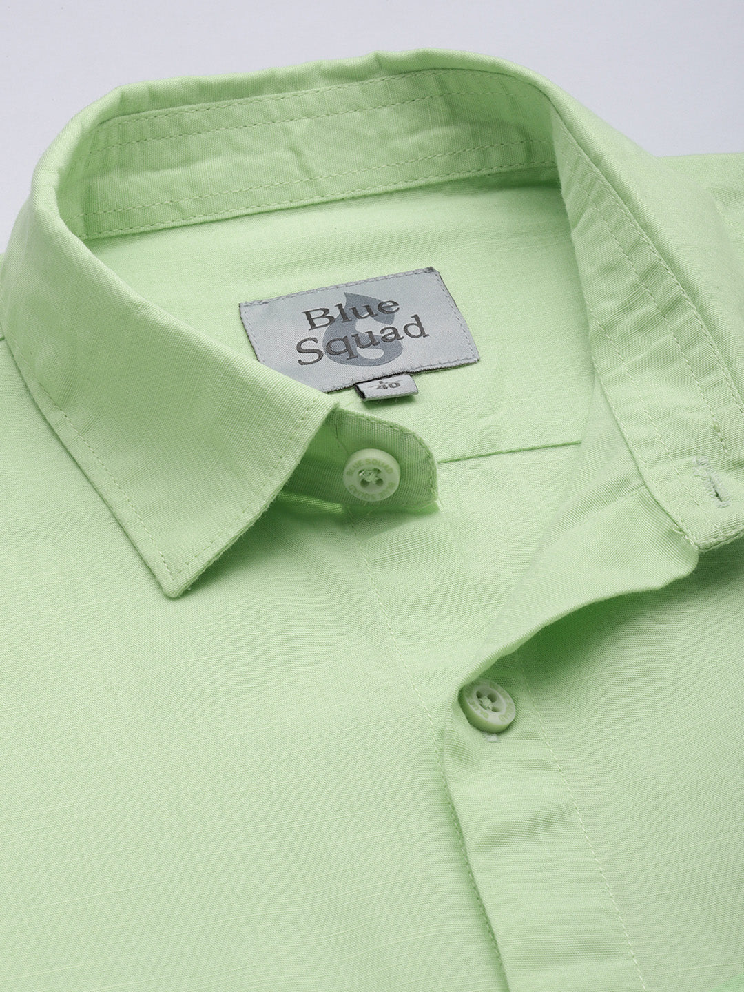 Men’s Pista Green Linen Full Sleeves Casual Shirt