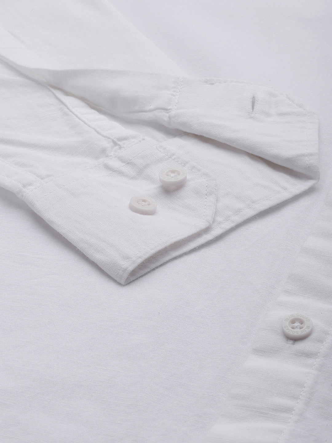 Men’s White Linen Full Sleeves Casual Shirt