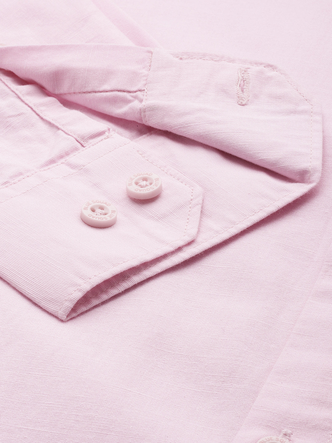 Men’s Pink Linen Full Sleeves Casual Shirt