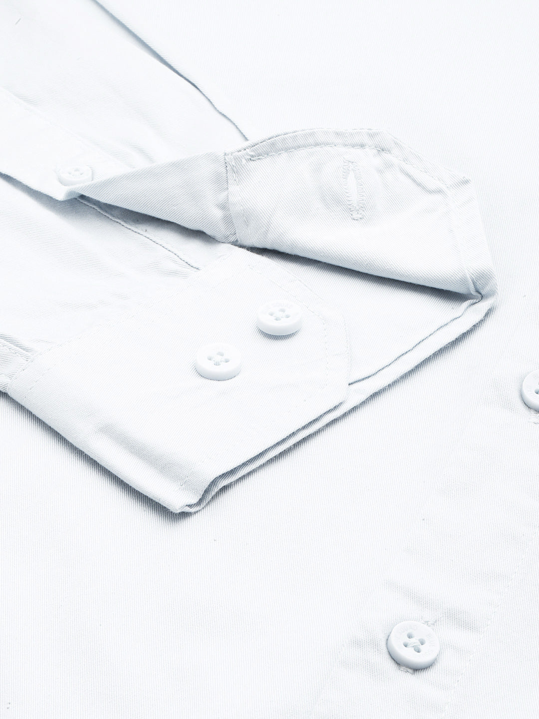 Ice Blue Oxford Cotton Shirt – Button-Down Collar & Chest Pocket