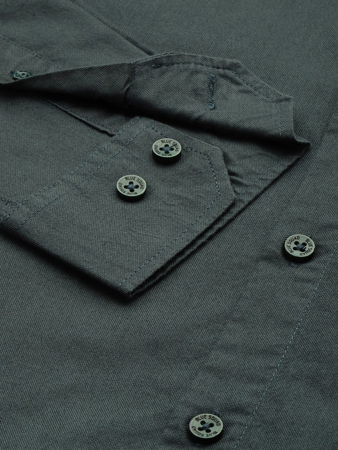 Emerald Green Oxford Cotton Shirt – Button-Down Collar & Chest Pocket