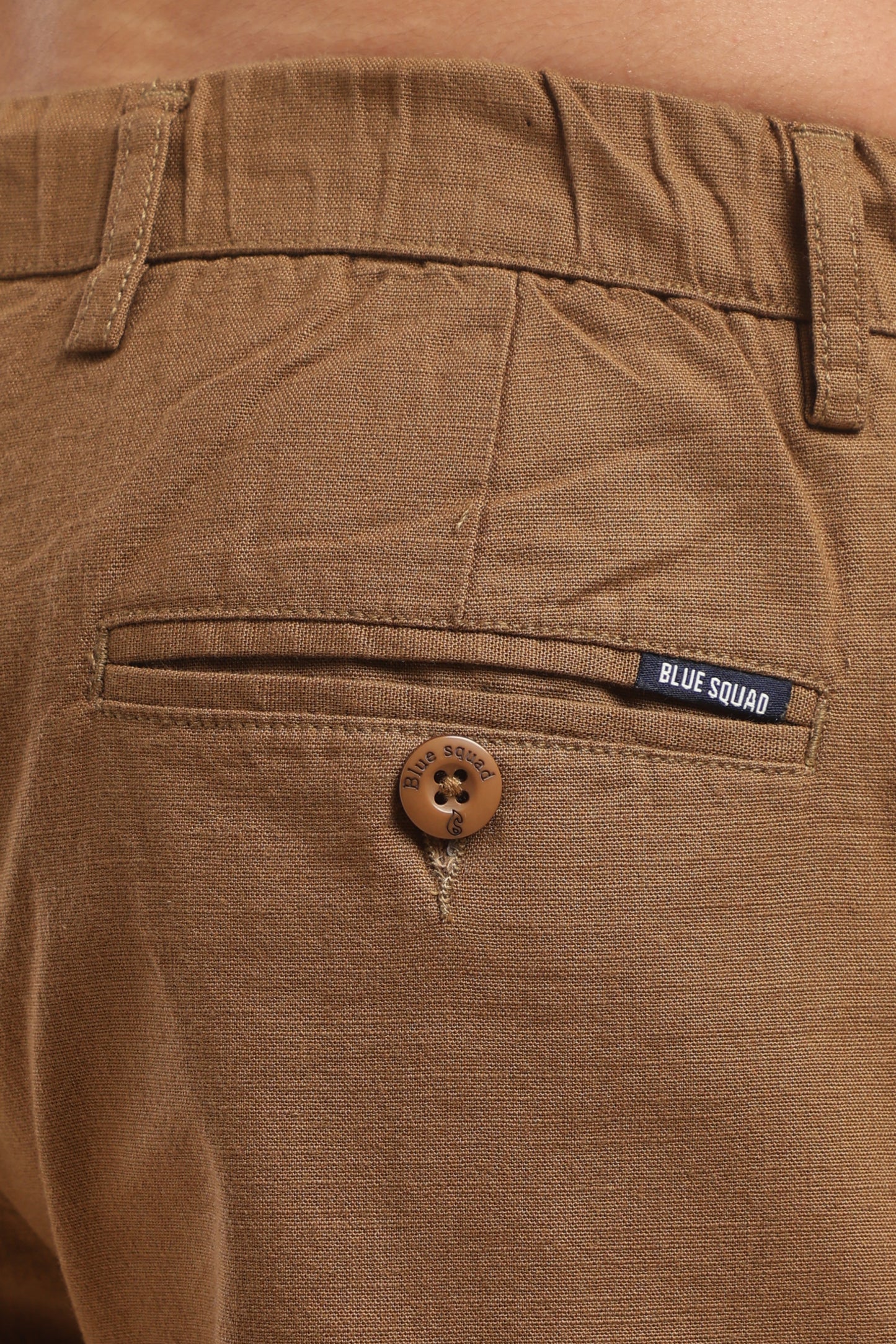 Men’s Coffee Brown Linen Pants