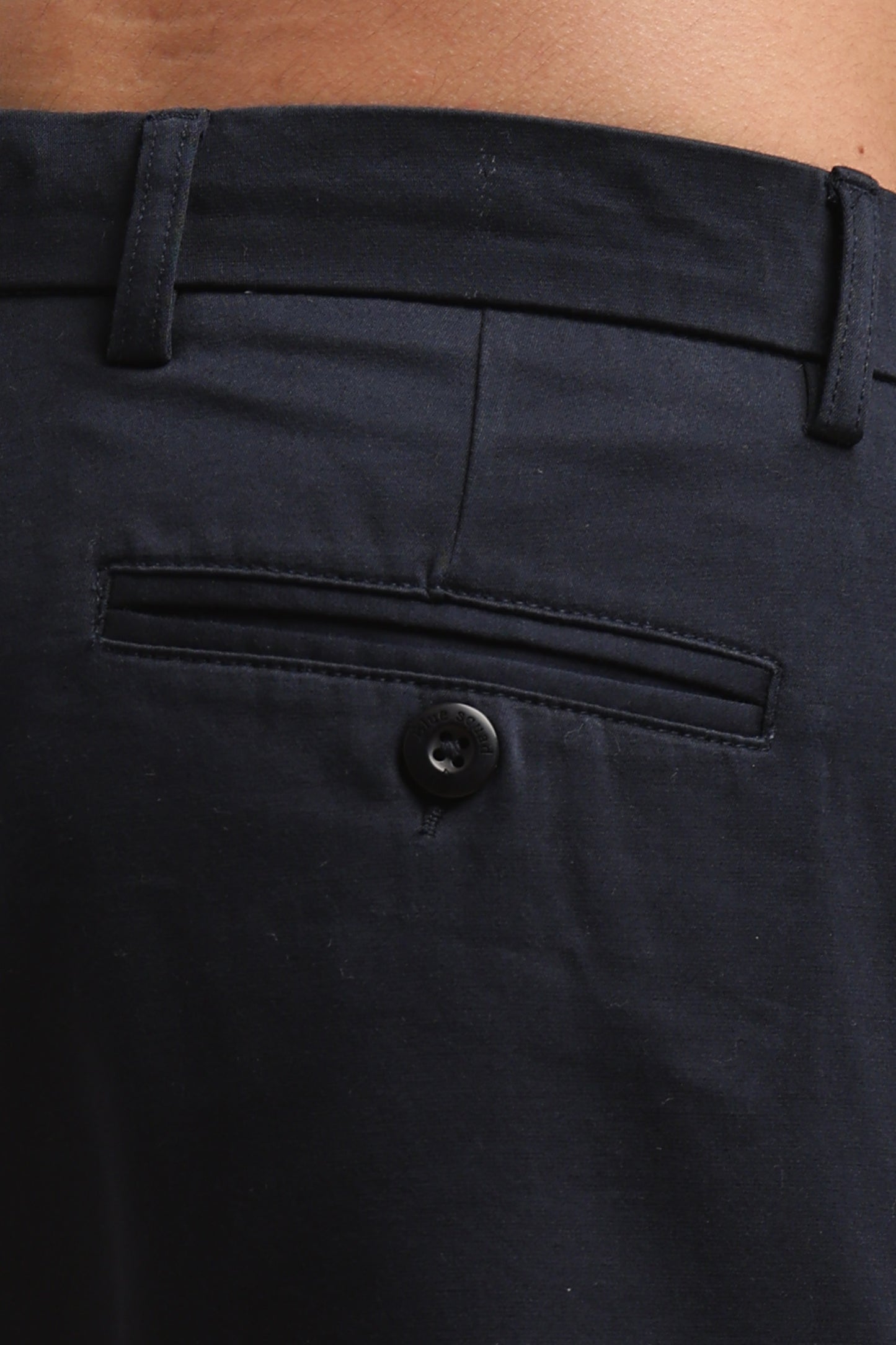 Men’s Navy Blue Cotton Chinos