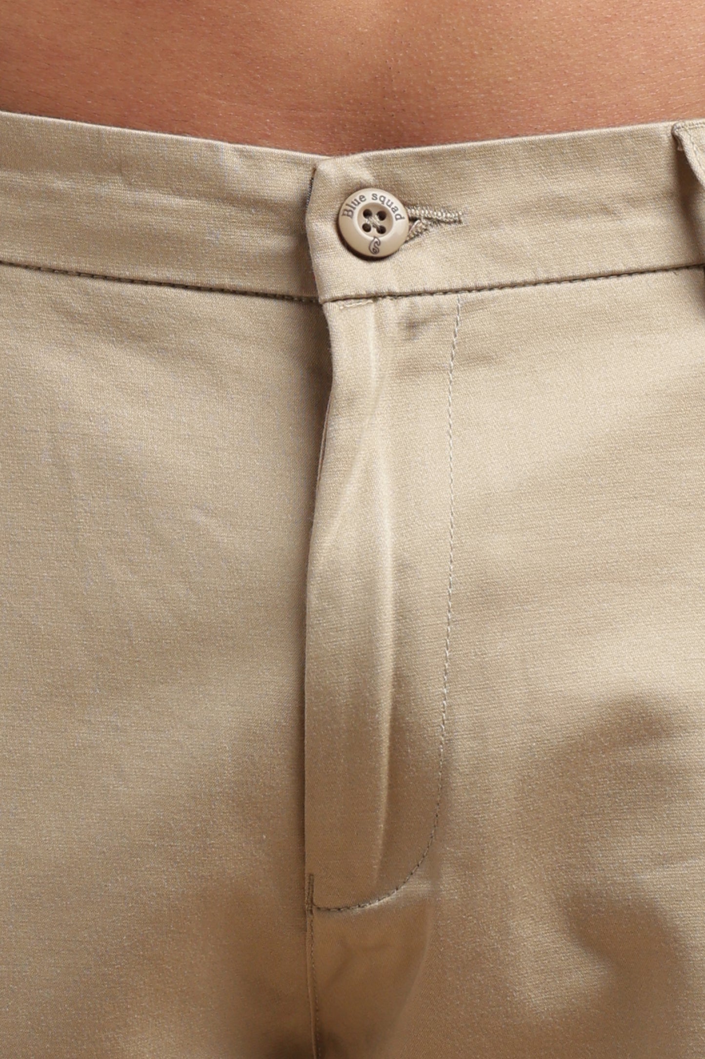 Men’s Khaki Cotton Chinos