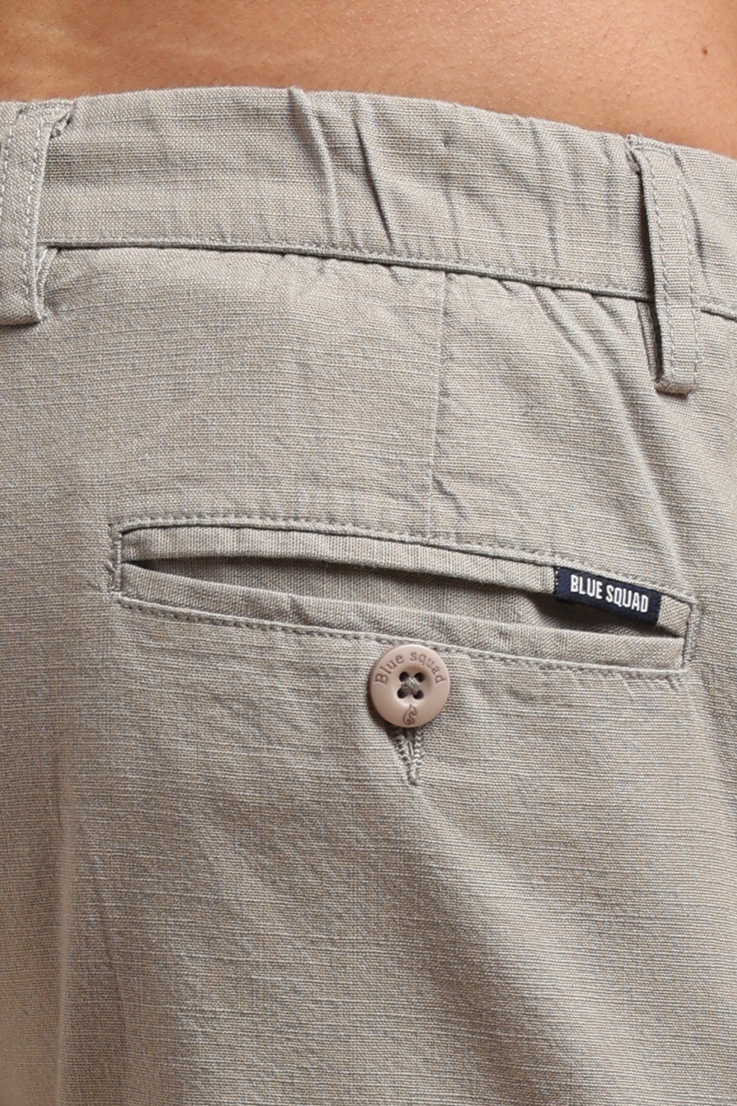Men’s Beige Linen Cotton Pants