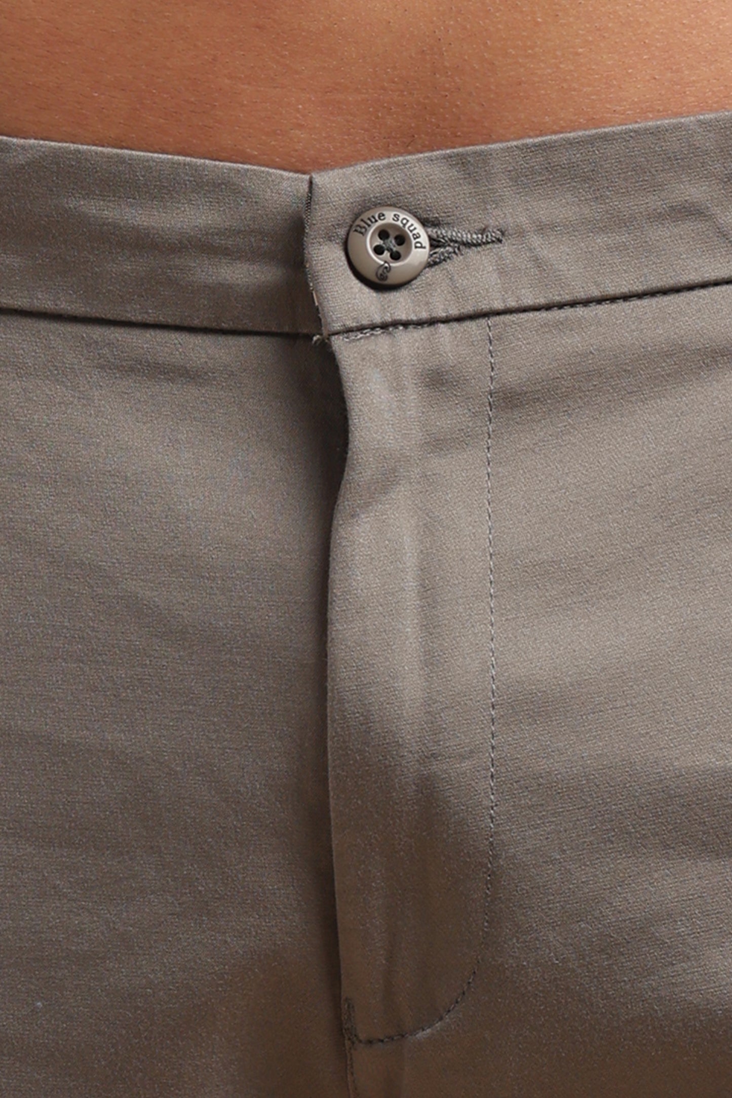 Men’s Ash Grey Cotton Chinos