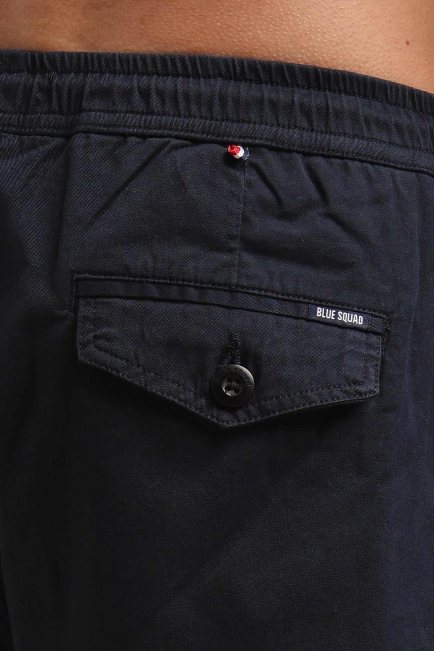Men’s Navy Blue Drawstring Cargo Pants