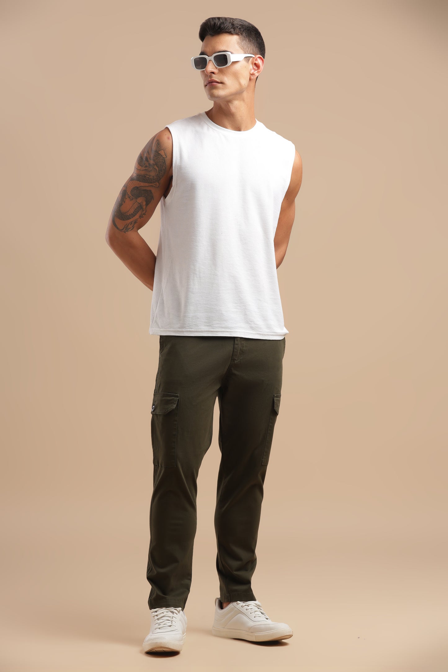 Men’s Olive Green Cargo Pants
