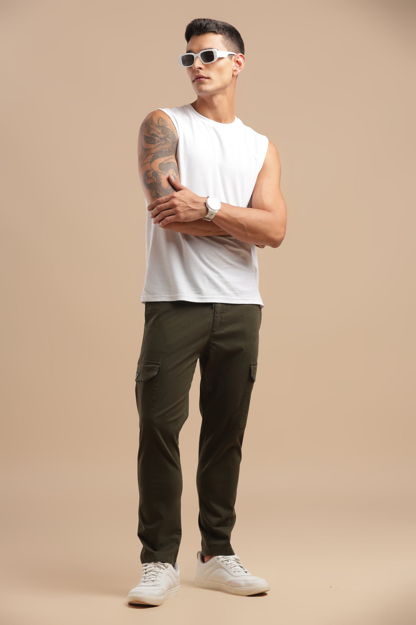 Men’s Olive Green Cargo Pants