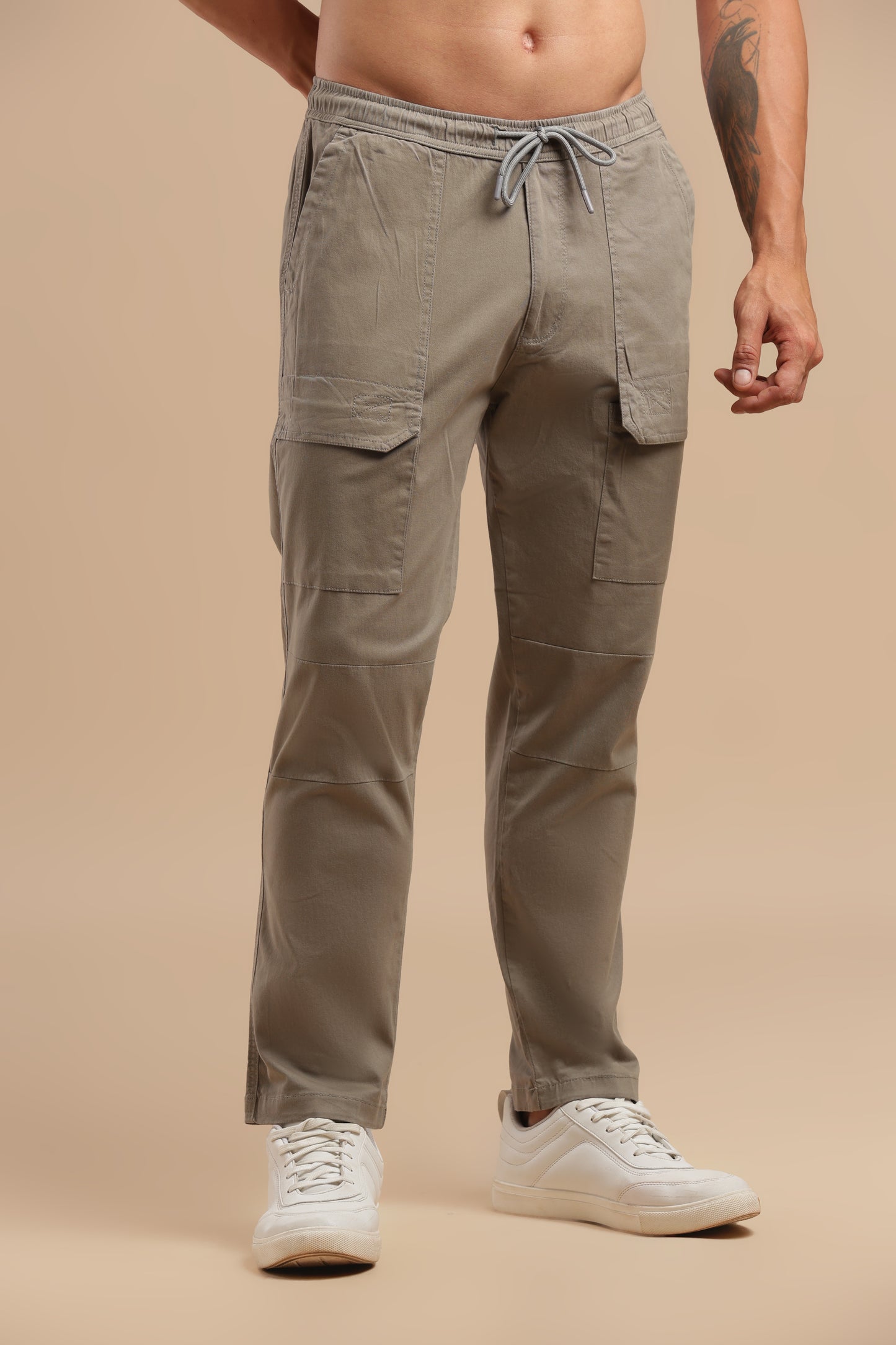 Men’s Taupe Cargo Pants