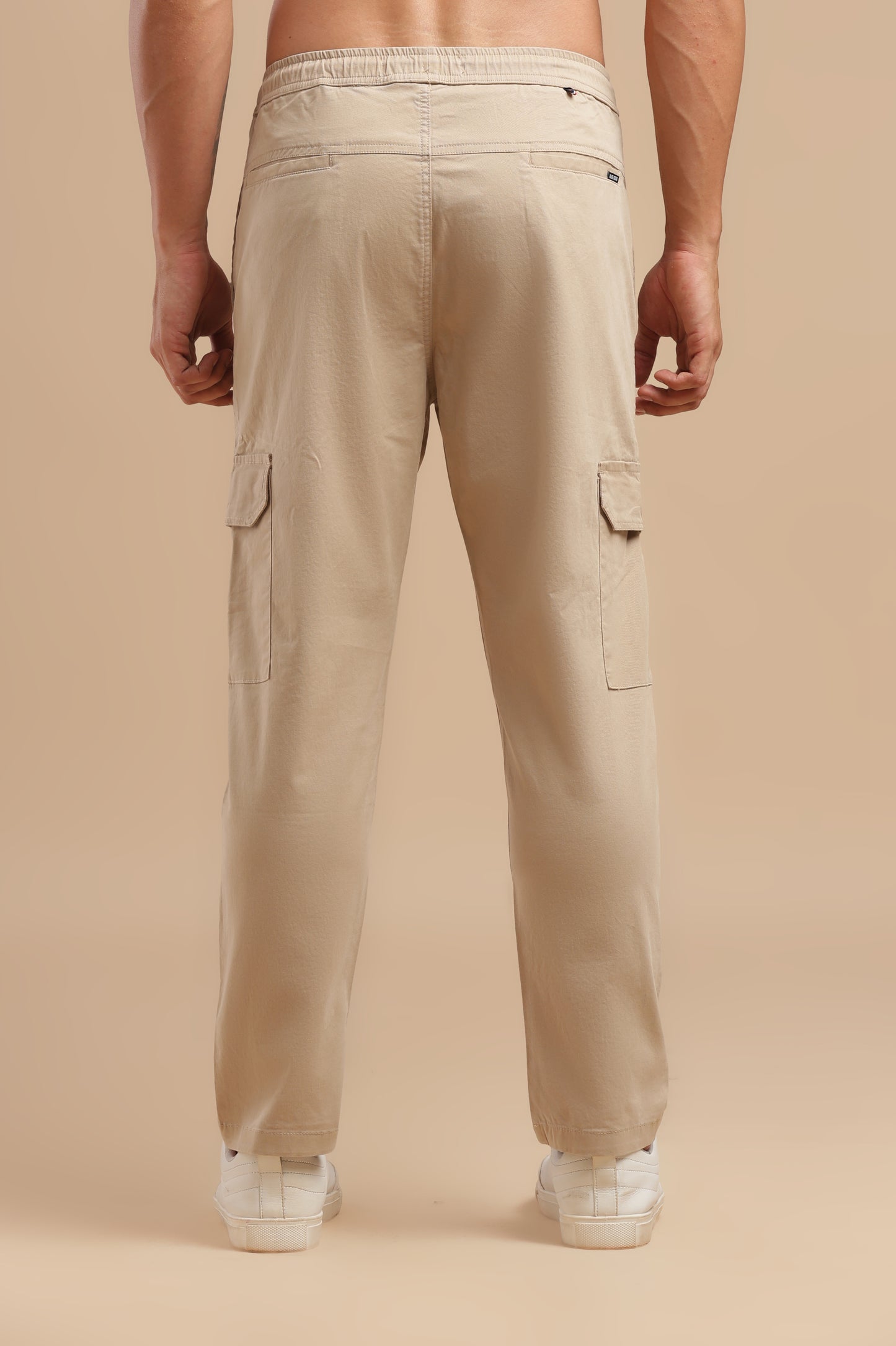 Men’s Beige Cargo Pants