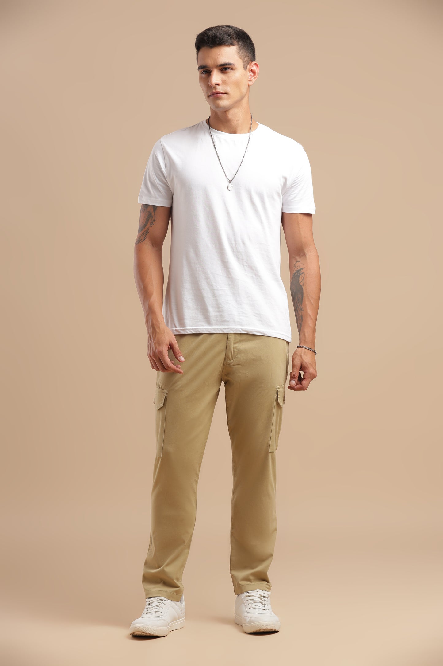 Men’s Khaki Cargo Pants