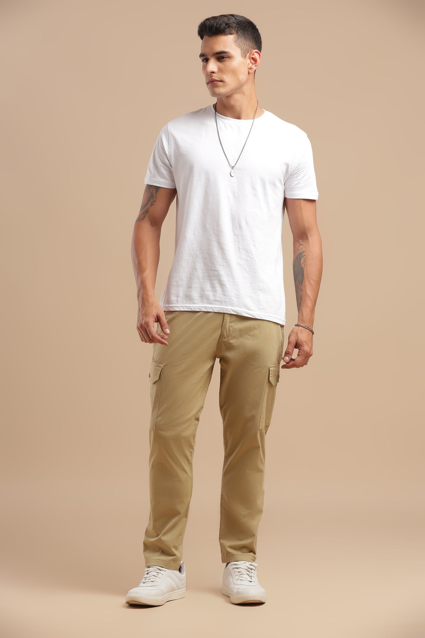 Men’s Khaki Cargo Pants