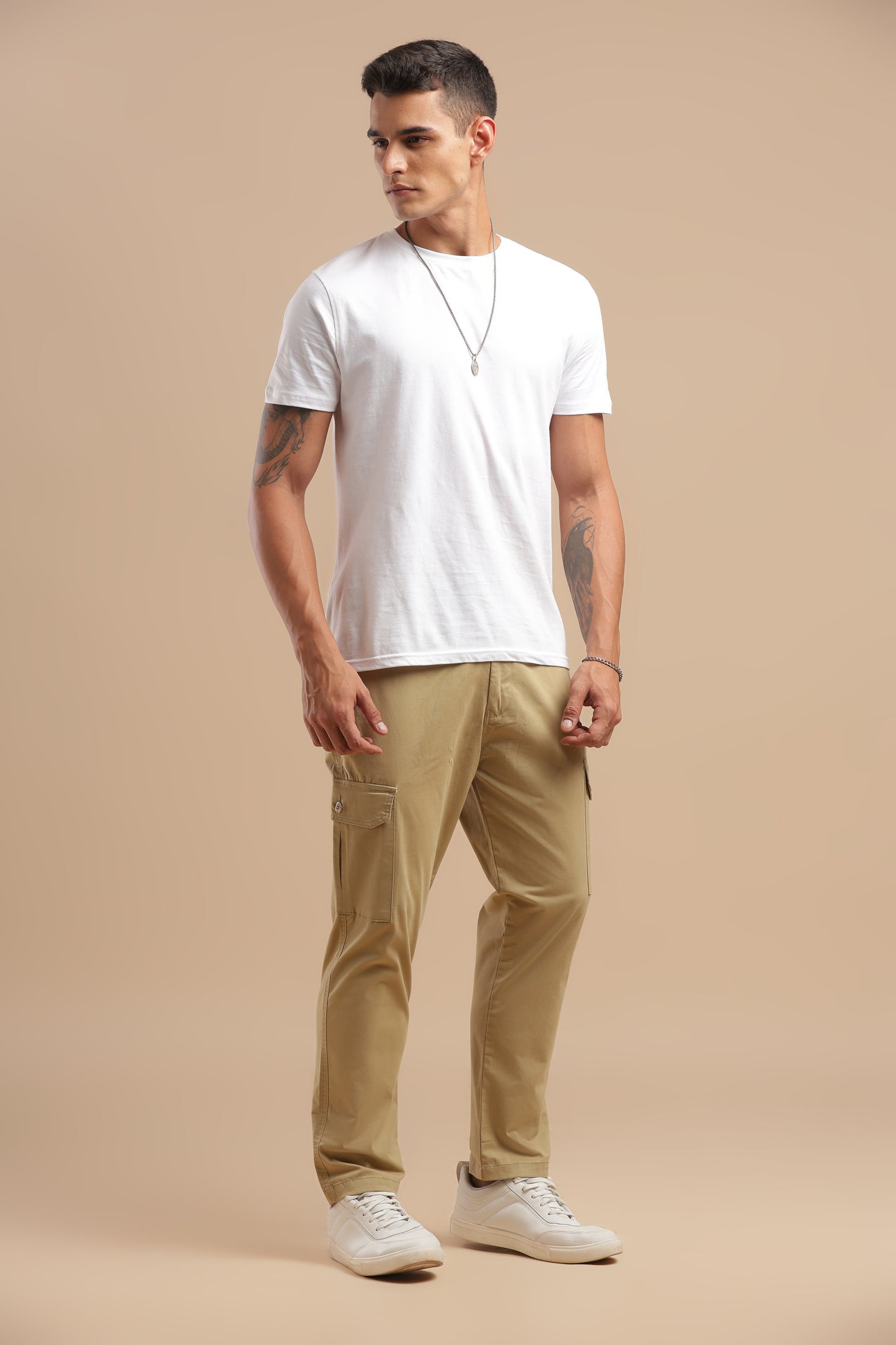 Men’s Khaki Cargo Pants