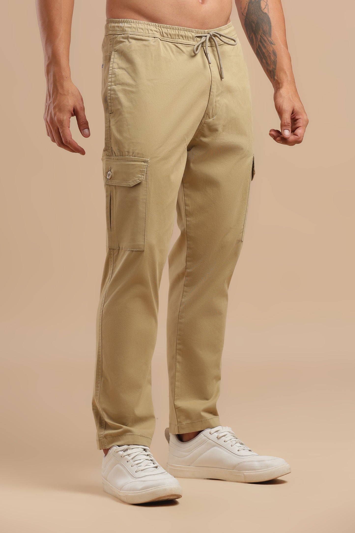 Men’s Khaki Cargo Pants