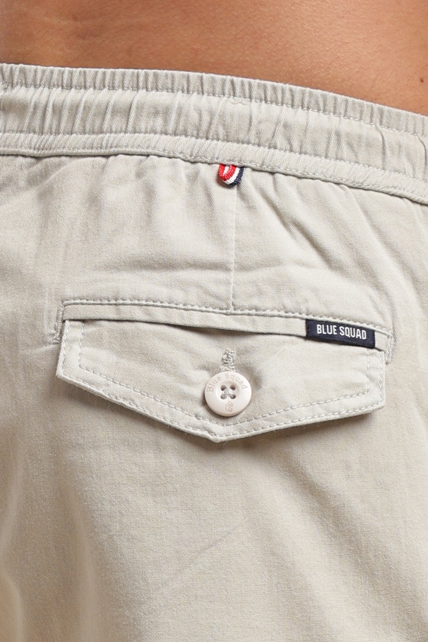 Men’s Light Grey Drawstring Cargo Pants